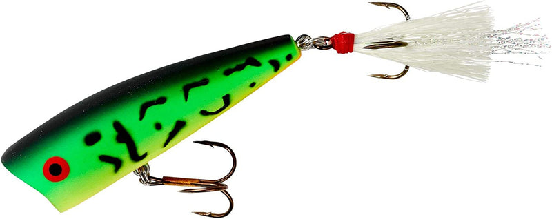 Rebel Lures Pop-R Topwater Popper Fishing Lure Sporting Goods > Outdoor Recreation > Fishing > Fishing Tackle > Fishing Baits & Lures Pradco Outdoor Brands Fire Tiger Magnum Pop-r (1/2 Oz) 