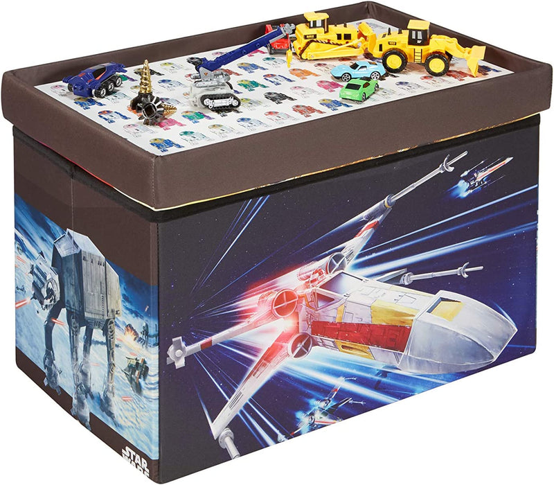 Star Wars Storage Bench with Tray, 24" Play Table and Toy Chest Home & Garden > Household Supplies > Storage & Organization Fresh Home Elements   