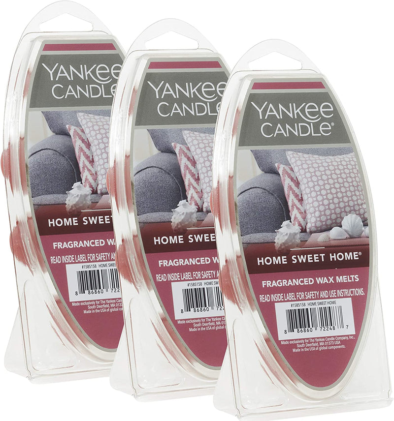 Yankee Candle Home Sweet Home Wax Melts, 3 Packs of 6 (18 Total)  Yankee Candle Company   