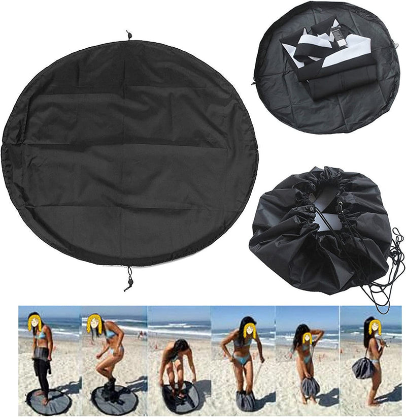 Life HS Beach Drawstring Organizer Bag,Portable Tote Wetsuit Changing Mat Bag and Sport Equipment Storage Bag for Watersports Surfing Sporting Goods > Outdoor Recreation > Boating & Water Sports > Swimming Life HS   
