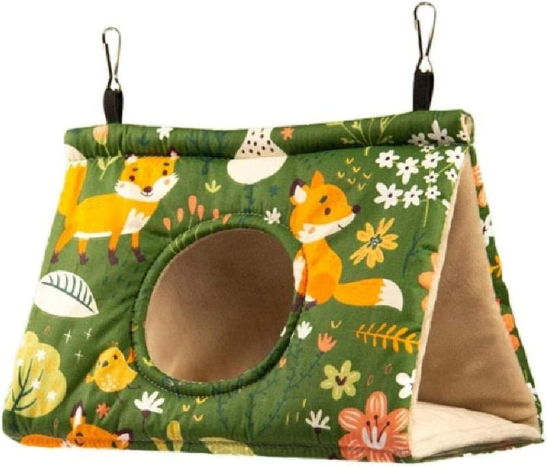 Fashion Pet Bird Parrot Cages Warm Hammock Tent Bed Hanging Cave for Sleeping Small Bird Cage Accessories Bird House Hanging Cave Bed Ferrets Hanging Cave Bed Hanging Cave Reptiles Animals & Pet Supplies > Pet Supplies > Bird Supplies > Bird Cages & Stands boeerty Small  