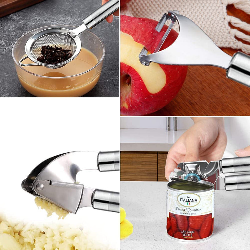 Kitchen Utensils Set- 35 Pcs Cooking Utensils with Grater,Tongs, Spoon Spatula &Turner Made of Heat Resistant Food Grade Silicone and Wooden Handles Kitchen Gadgets Tools Set for Nonstick Cookware Home & Garden > Kitchen & Dining > Kitchen Tools & Utensils BESTZMWK   