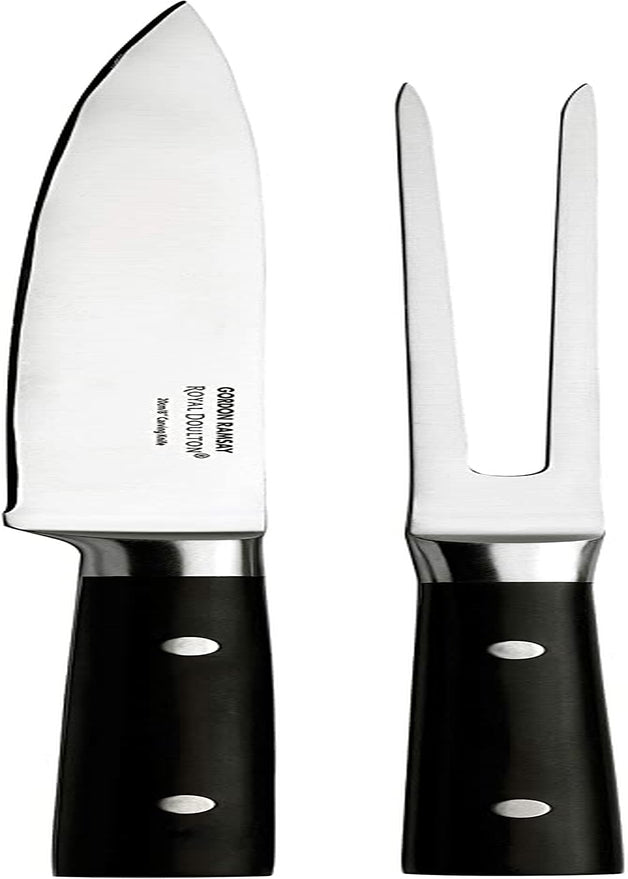 Royal Doulton Exclusively for Gordon Ramsay Knives 4-Piece Steak Knife Set Home & Garden > Kitchen & Dining > Kitchen Tools & Utensils > Kitchen Knives Royal Doulton 2-PIECE CARVING SET  