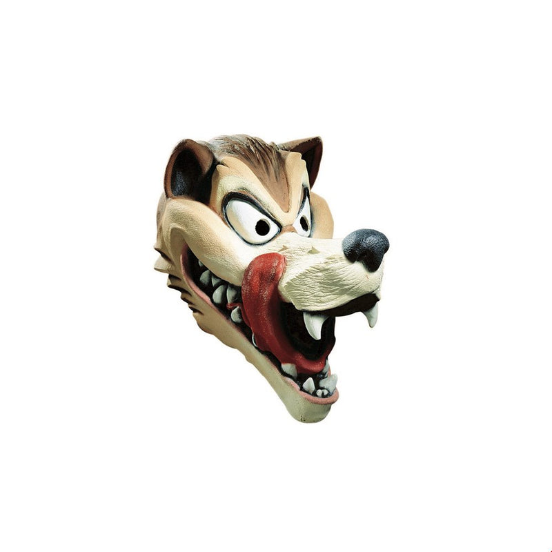Costumes for All Occasions Multi-Color Latex Hungry Wolf Halloween Costume Mask, for Adult