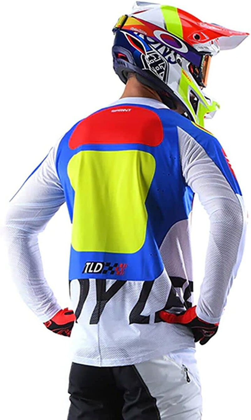 Troy Lee Designs Cycling MTB Bicycle Mountain Bike Jersey Shirt for Men, Sprint Jersey Drop in SRAM Sporting Goods > Outdoor Recreation > Cycling > Cycling Apparel & Accessories Troy Lee Designs   