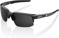 100% Speedcoupe Sport Performance Sunglasses - Sport and Cycling Eyewear Sporting Goods > Outdoor Recreation > Cycling > Cycling Apparel & Accessories 100% Polished Black - Grey Peakpolar Lens  