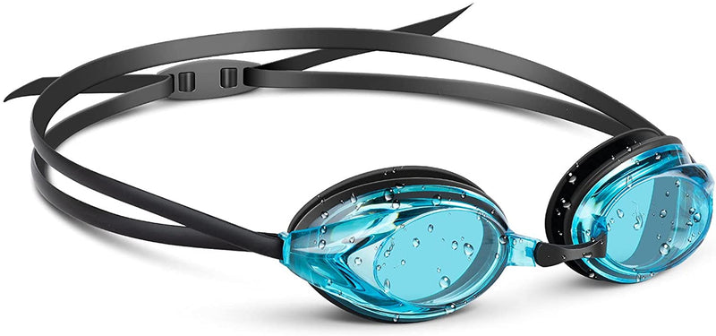Portzon Dynamics Swim Goggles , anti Fog Clear No Leaking Swimming Goggles for Adult Men Women Sporting Goods > Outdoor Recreation > Boating & Water Sports > Swimming > Swim Goggles & Masks Portzon Blue for Indoor  