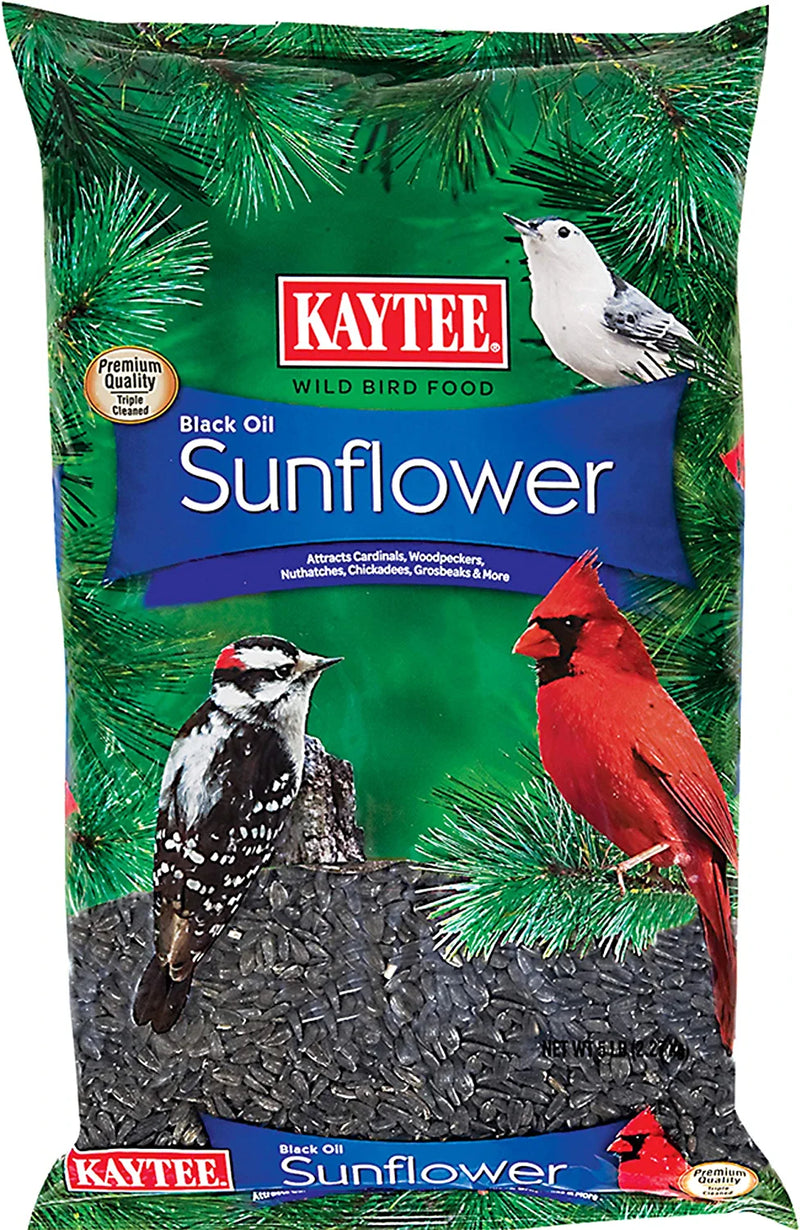 Kaytee Wild Bird Food Black Oil Sunflower - 5 Lb Animals & Pet Supplies > Pet Supplies > Bird Supplies > Bird Food Kaytee Black Oil Sunflower 5 Pounds 