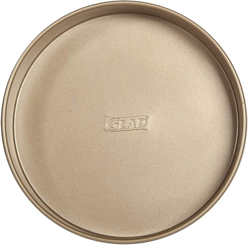 Glad Premium Nonstick Baking Pan – Professional Bakeware, Whitford Gold, Dishwasher Safe, 9 Inches