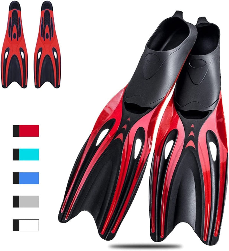 Wuxp Swimming Fins Adult Snorkel Foot Carbon Diving Fins Beginner Water Sports Equipment Portable Scuba Diving Flippers Adjustable Snorkel Fins for Snorkeling, Swimming A Sporting Goods > Outdoor Recreation > Boating & Water Sports > Swimming wuxp   