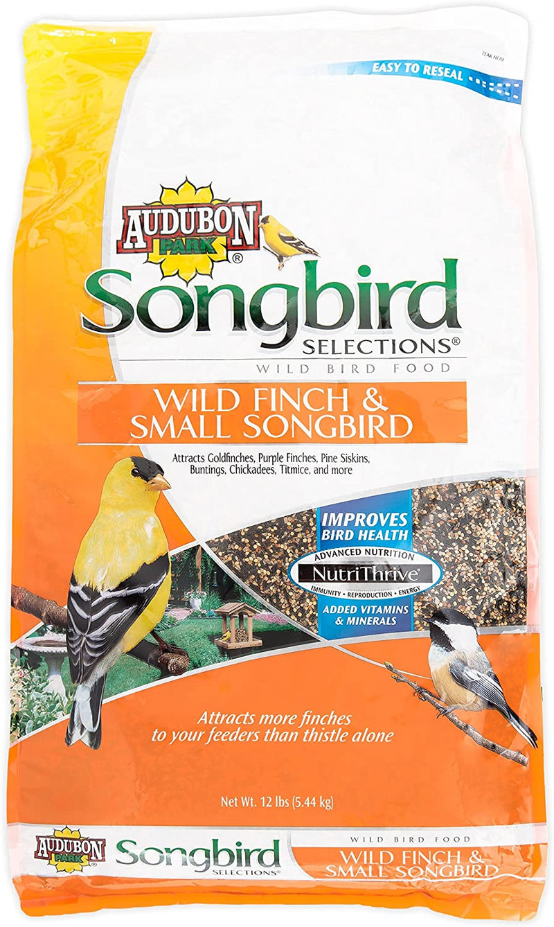 Audubon Park Songbird Selections Selections 11978 Finch and Small Songbird Wild Bird Food, 4-Pound Animals & Pet Supplies > Pet Supplies > Bird Supplies > Bird Food Scotts 12 lb  