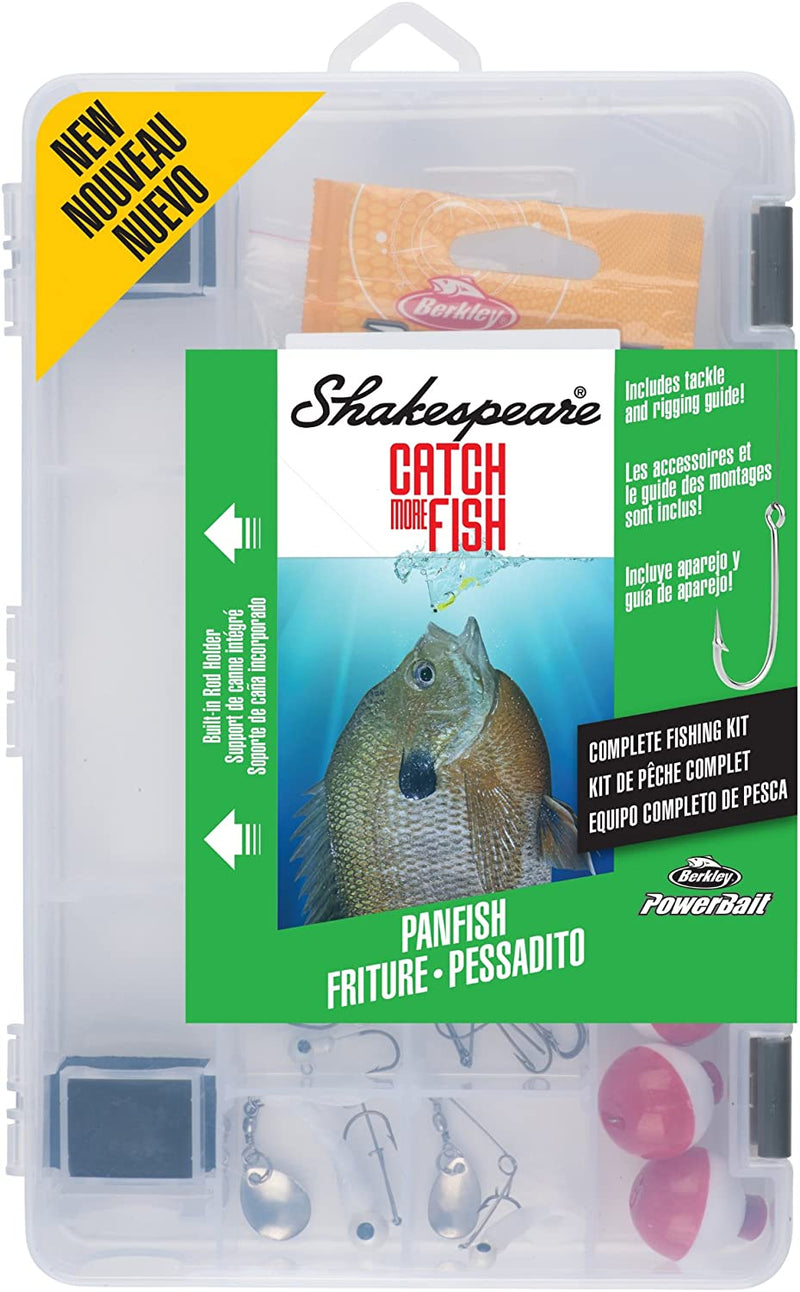 Shakespeare Catch More Fish Fishing Tackle Kit Sporting Goods > Outdoor Recreation > Fishing > Fishing Tackle Pure Fishing Rods & Combos Panfish  