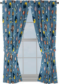 Jay Franco Minecraft Isometric Blue 63 in Drapes 4 Piece Set - Beautiful Room Decor&Easy Set Up, Bedding Features Creeper - Window Curtains Include 2 Panels&2 Tiebacks (Official Minecraft Product) Home & Garden > Decor > Window Treatments > Curtains & Drapes Jay Franco Gray - Harry Potter 63 Inch 