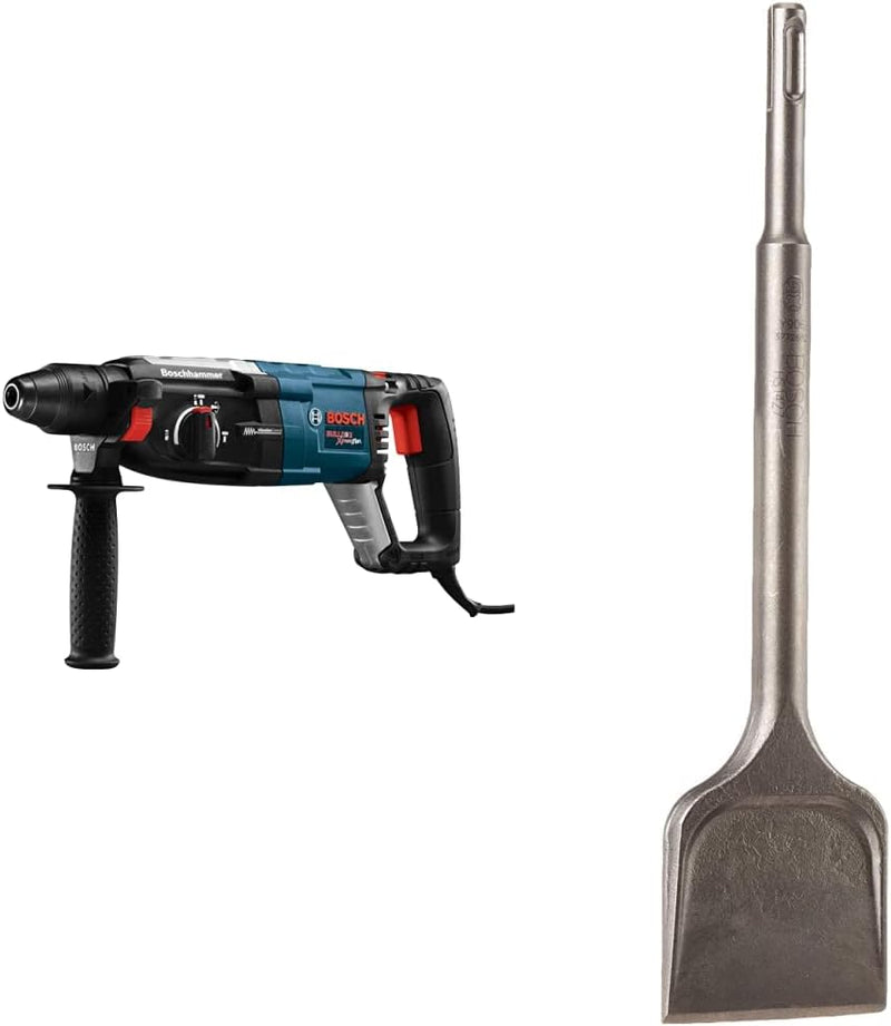 BOSCH GBH2-28L 1-1/8" Sds-Plus Bulldog Xtreme Max Rotary Hammer Sporting Goods > Outdoor Recreation > Fishing > Fishing Rods Bosch Rotary Hammer + Chisel, Silver  