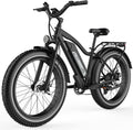 Himiway Cruiser Electric Bike, 60Miles Range 48V 17.5Ah Battery 750W Motor 26" X 4" Fat Tire Electric Bike, 25MPH Electric Bicycle 350LBS Payload, Shimano 7 Speed, UL Certified Sporting Goods > Outdoor Recreation > Cycling > Bicycles WUXI HAIDONG INTELLIGENT TECHNOLOGY CO., LTD Cruiser  