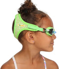 Frogglez Anti-Fog Swimming Goggles for Kids under 10 (Ages 3-10) Recommended by Olympic Swimmers; Premium Pain-Free Strap