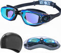 Swim Goggles for Women Men, 2022 Upgrated anti Fog Adult Goggle for Swimming, Water Glasses