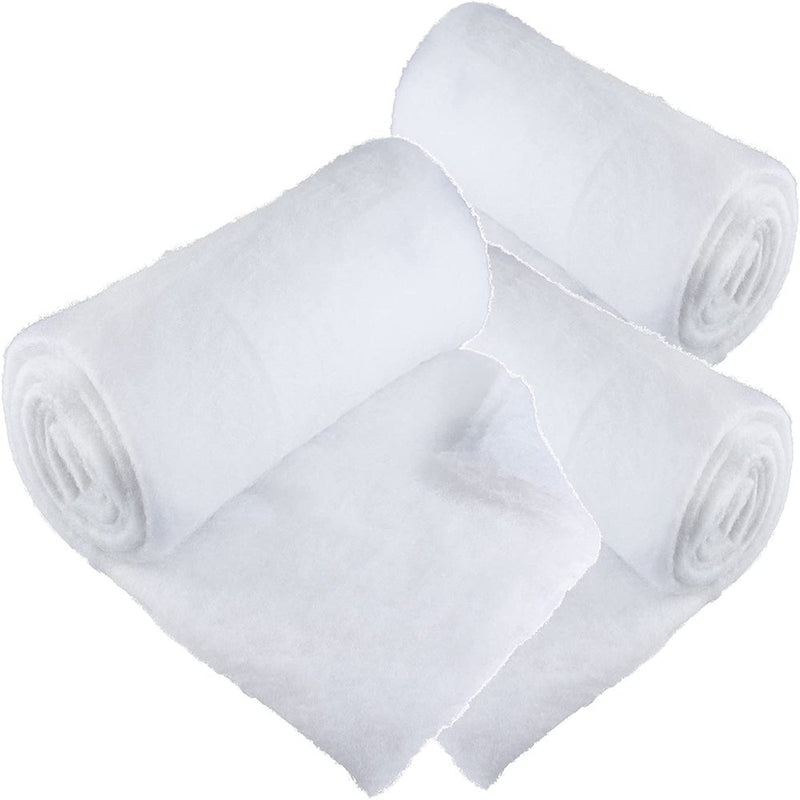 Prextex Christmas Snow Blanket Roll (30 in X 7.8 Ft Each) for Christmas Decorations, Village Displays, under the Xmas Tree - Thick Soft Fluffy Fake Snow Cover for Holiday and Winter Displays-3 Pack Home & Garden > Decor > Seasonal & Holiday Decorations& Garden > Decor > Seasonal & Holiday Decorations Prextex   