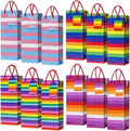 FUNSTINY 6 PACK Wine Bags for Travel,Sturdy Wine Travel Bag Airplane,Secure Wine Sleeves for Travel Airplane Luggage,Reusable Wine Skins Purse for Travel Protector Luggage and Wine Bottles Suitcase Home & Garden > Kitchen & Dining > Barware FUNSTINY Rainbow  