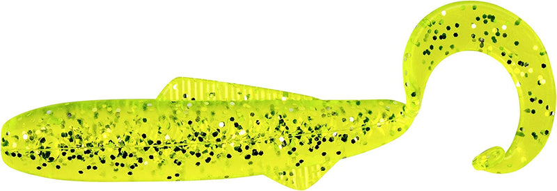 Bobby Garland Swimming Minnow Soft Plastic Crappie Fishing Lure, 2 Inches, Pack of 15 Sporting Goods > Outdoor Recreation > Fishing > Fishing Tackle > Fishing Baits & Lures Pradco Outdoor Brands Chartreuse Silver  