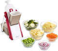DASH Safe Slice® Mandoline Slicer, Julienne + Dicer for Vegetables, Meal Prep & More with 30+ Presets & Thickness Adjuster - Grey