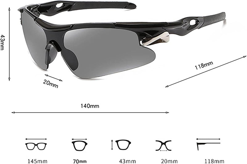 Sports Sunglasses Road Bicycle Glasses Mountain Cycling Riding Protection Goggles Sporting Goods > Outdoor Recreation > Cycling > Cycling Apparel & Accessories XIAOLW   