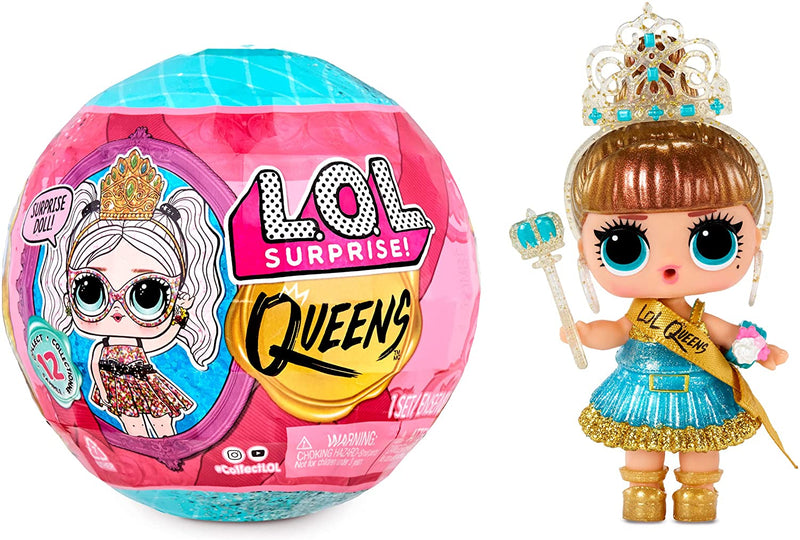 LOL Surprise Queens Dolls with 9 Surprises Including Doll, Fashions, and Royal Themed Accessories - Great Gift for Girls Age 4+ Sporting Goods > Outdoor Recreation > Winter Sports & Activities MGA Entertainment   