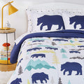 Kids Easy-Wash Microfiber Bed-In-A-Bag Bedding Set - Twin, Animal Safari Home & Garden > Linens & Bedding > Bedding KOL DEALS Bear Buddies Bedding Set Full/Queen