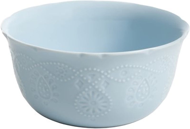 The Pioneer Woman Lace 12-Piece Dinnerware Set, Light Blue Home & Garden > Kitchen & Dining > Tableware > Dinnerware The Pioneer Woman   
