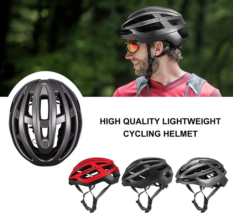 ROCKBROS Bike Helmet for Adult Men Bicycle Cycling Helmet CPSC Certified Lightweight Mountain Bike Accessaries Scooter Helmet … Sporting Goods > Outdoor Recreation > Cycling > Cycling Apparel & Accessories > Bicycle Helmets ROCKBROS   