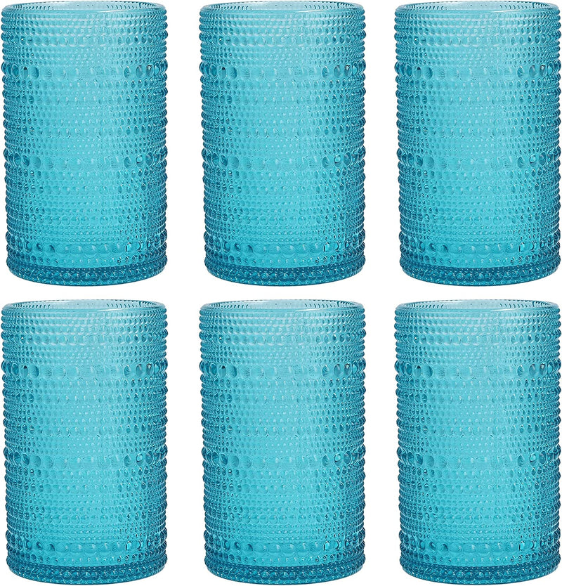 D&V by Fortessa Jupiter Double Old Fashion Glass, 10 Ounce, Set of 6, Clear Home & Garden > Kitchen & Dining > Tableware > Drinkware Fortessa Lagoon Blue Iced Beverage Cocktail Glass 6 Pack 