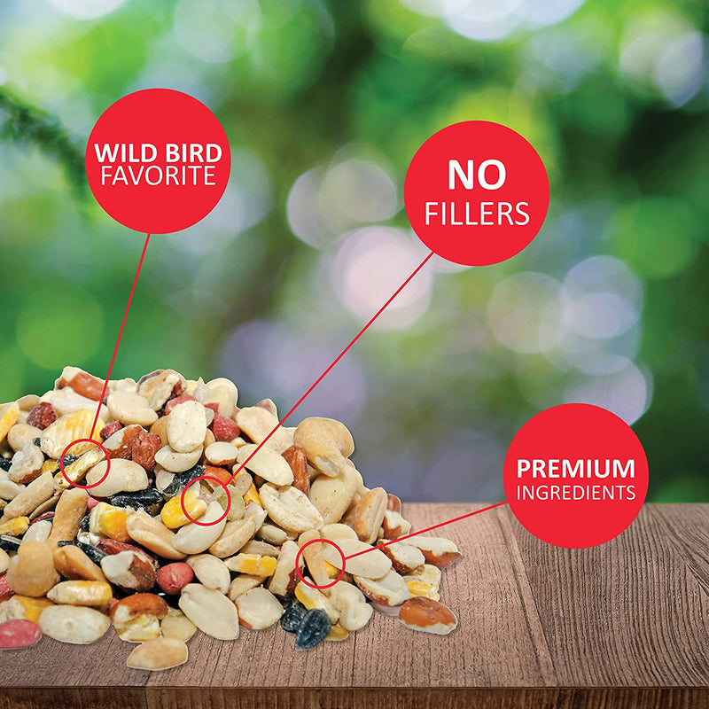 Lyric Fruit and Nut Wild Bird Seed, High Energy Wild Bird Food Mix, 5 Lb. Bag Animals & Pet Supplies > Pet Supplies > Bird Supplies > Bird Food Lebanon Seaboard Corporation   