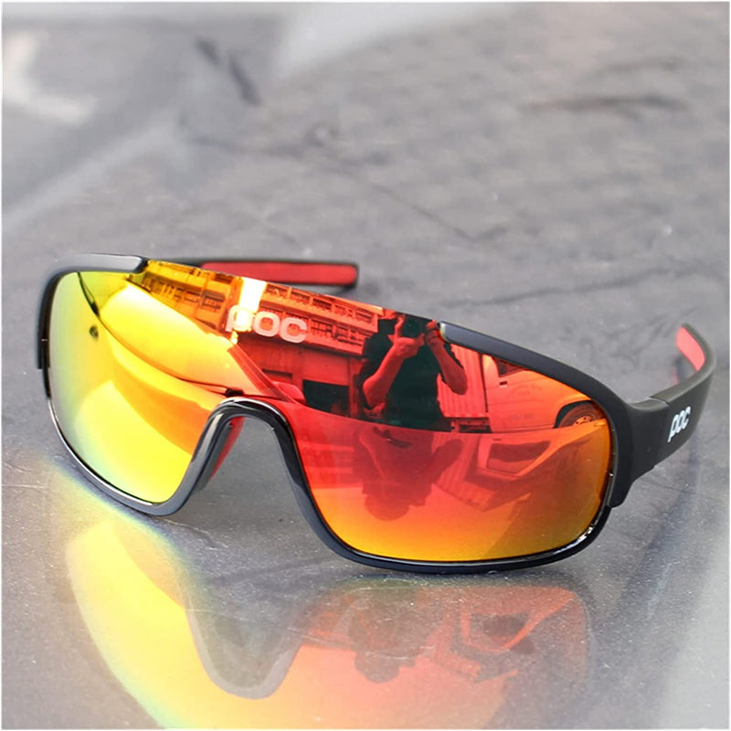 YINHAO Polarized Airsoftsports Blade Cycling Sunglasses Men Sport Road Mountain Bike Glasses Men Women Eyewear (Color : 3) Sporting Goods > Outdoor Recreation > Cycling > Cycling Apparel & Accessories yinminglong-home 3  