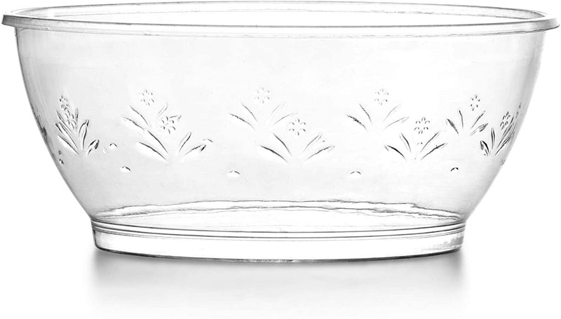 Clear Mini Plastic Bowls - (Bulk 100 Pack) 6 Oz Disposable Premium Hard Plastic Dessert Bowls for Serving, Weddings, Catering, Parties, Ice Cream, Home or Event Party Supplies Arts & Entertainment > Party & Celebration > Party Supplies Home Décor   