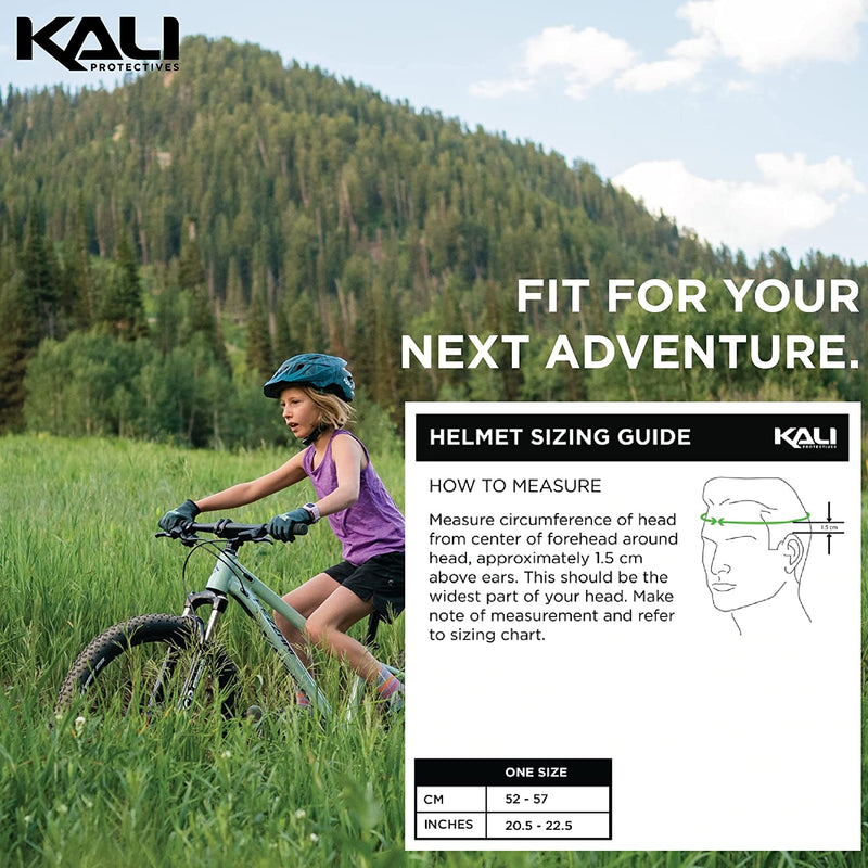 Kali Protectives Chakra Youth Bicycle Helmet; Mountain In-Mould Mountain Bike Helmet Equipped with an Integrated Visor; Dial Fit Closure System; with 21 Vents Sporting Goods > Outdoor Recreation > Cycling > Cycling Apparel & Accessories > Bicycle Helmets Kali Protectives   