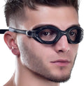 Clear Optics Swimming Goggles // Swim Workouts - Open Water // Indoor - Outdoor Line Sporting Goods > Outdoor Recreation > Boating & Water Sports > Swimming > Swim Goggles & Masks AqtivAqua Black Goggles + Black Case  