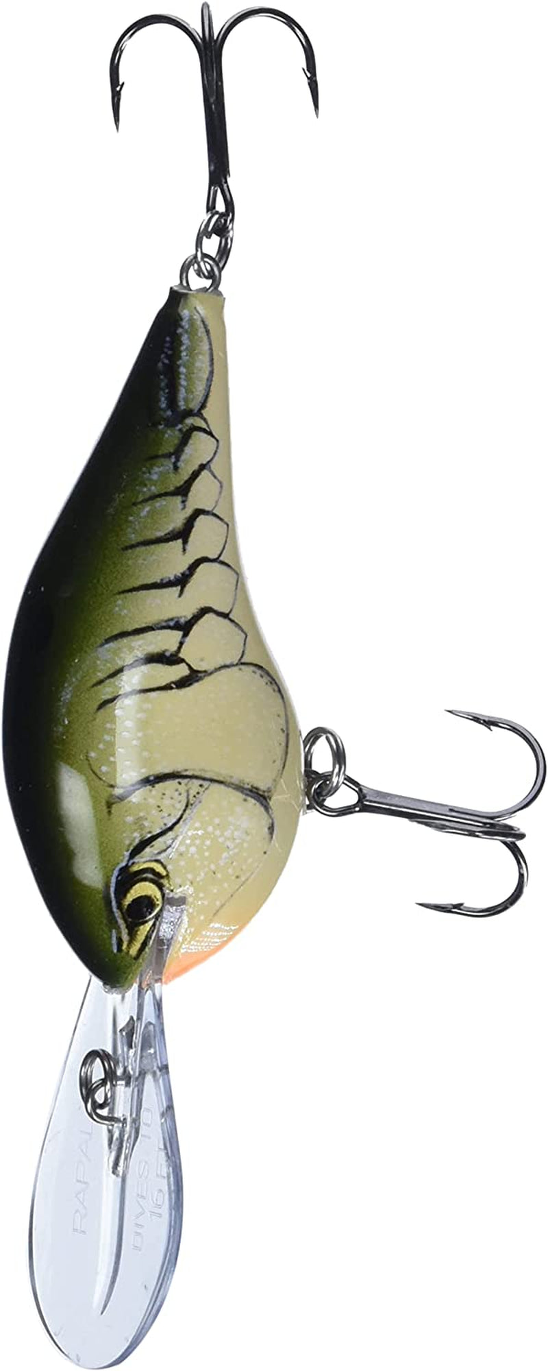 Rapala Rapala Dives to 16 Fishing Lure 2 75 Inch Sporting Goods > Outdoor Recreation > Fishing > Fishing Tackle > Fishing Baits & Lures Rapala Olive Green Craw Size 16, 2.75-Inch 
