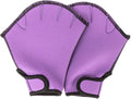 Fancyes Swim Training Gloves, Webbed Swimming Gloves, Diving Water Resistance Training-Exercise Fitness Gloves for Men Women Adult Children Sporting Goods > Outdoor Recreation > Boating & Water Sports > Swimming > Swim Gloves Generic Purple L  