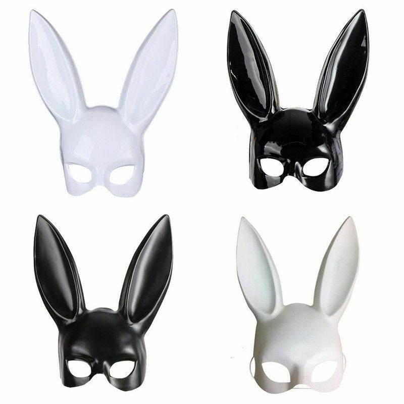Duretiony Long Ears Rabbit Mask Party Costume Cosplay Masquerade Apparel & Accessories > Costumes & Accessories > Masks Duretiony   