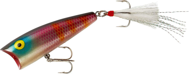 Rebel Lures Pop-R Topwater Popper Fishing Lure Sporting Goods > Outdoor Recreation > Fishing > Fishing Tackle > Fishing Baits & Lures Pradco Outdoor Brands Purple Shad Pro Pop-r Plus (1/4 Oz) 