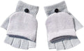 Women Mittens Fingerless Winter Hand Flip Gloves Adult Men Cover Women Wrist Mittens for Women Cold Weather Heated