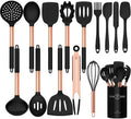 Silicone Cooking Utensil Set,Umite Chef Kitchen Utensils 15Pcs Cooking Utensils Set Non-Stick Heat Resistan Bpa-Free Silicone Stainless Steel Handle Cooking Tools Whisk Kitchen Tools Set - Grey Home & Garden > Kitchen & Dining > Kitchen Tools & Utensils Umite Chef Rose Gold  