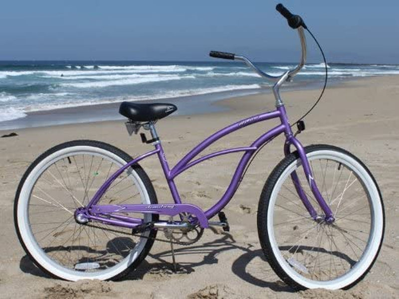 Firmstrong Urban Lady Three Speed Beach Cruiser Bicycle, 26-Inch, Purple Sporting Goods > Outdoor Recreation > Cycling > Bicycles Firmstrong   