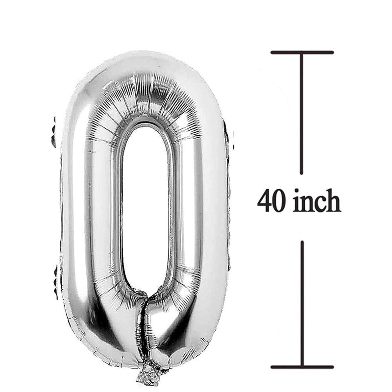 Silver 50 Number Balloons Big Giant Jumbo Large Number 50 Foil Mylar Balloons for Women Men 50Th Birthday Party Supplies 50 Anniversary Events Decorations-40 Inch Arts & Entertainment > Party & Celebration > Party Supplies Colorful Elves   