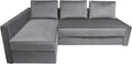 CRIUSJA Couch Covers for IKEA Friheten Sofa Bed Sleeper, Couch Cover for Sectional Couch, Sofa Covers for Living Room, Sofa Slipcovers with Cushion and Throw Pillow Covers (2030-17, Left Chaise) Home & Garden > Decor > Chair & Sofa Cushions CRIUSJA 2030-17 Left Chaise 