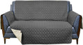 Sofa Slipovers - RBSC Home Waterproof Sofa Covers for Dogs, Couch, Loveseat and Large Sofas (Dark Blue, 78") Home & Garden > Decor > Chair & Sofa Cushions RBSC Home Dark Grey 54" 