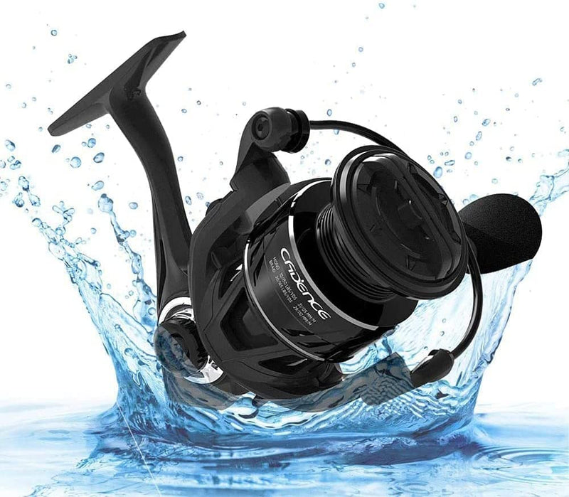 CS5 Spinning Reel,Cadence Ultralight Fast Speed Carbon Frame Fishing Reel with 9 Durable & Corrosion Resistant Bearings Super Value Smooth Powerful Reel with 36 Pounds Max Drag & 6.2:1 Spinning Reel Sporting Goods > Outdoor Recreation > Fishing > Fishing Reels Cadence 4000  