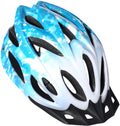 Zacro Adult Bike Helmet Lightweight - Bike Helmet for Men Women Comfort with Pads&Visor, Certified Bicycle Helmet for Adults Youth Mountain Road Biker Sporting Goods > Outdoor Recreation > Cycling > Cycling Apparel & Accessories > Bicycle Helmets Zacro Skyblue plus white  