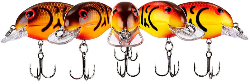 Bandit Series 100 Crankbait Bass Fishing Lures, Dives to 5-Feet Deep, 2 Inches, 1/4 Ounce Sporting Goods > Outdoor Recreation > Fishing > Fishing Tackle > Fishing Baits & Lures Pradco Outdoor Brands Malfunction  