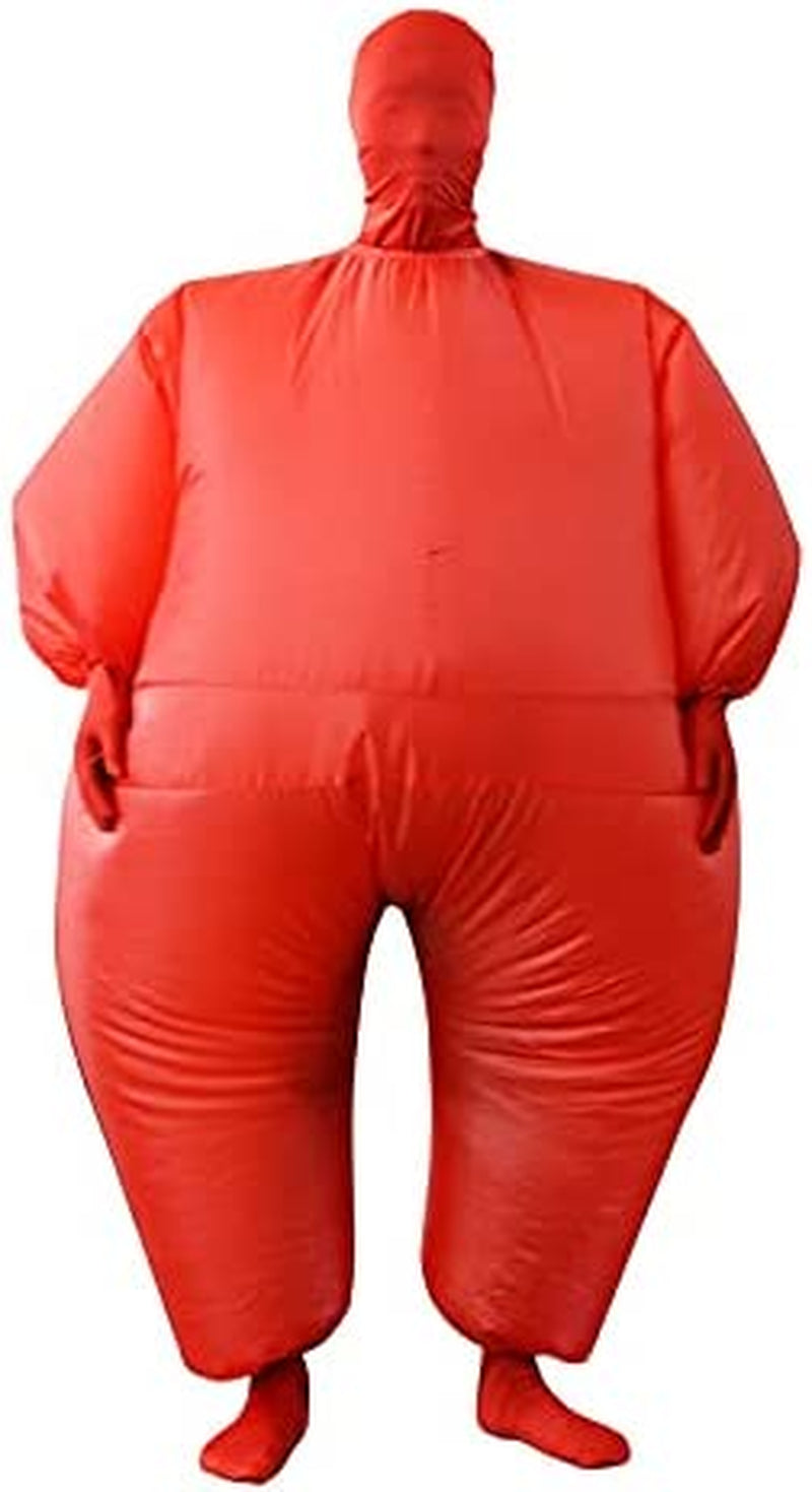 IHGYT Inflatable Masquerade Costume Full Body Suit Air Blow up Costumes Jumpsuit Suit  IHGYT Red  